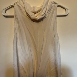 Backless cowl crop tank